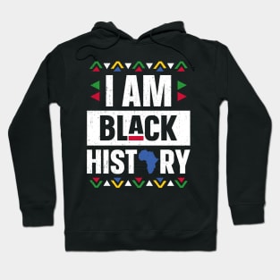 I Am Black History Month African American Black Pride Hoodie